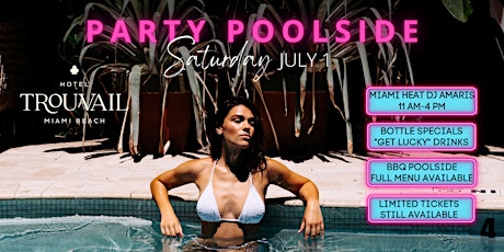 Hotel Trouvail Pool Party Saturday - Miami Beach