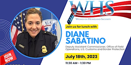 Primaire afbeelding van July Luncheon with Diane Sabatino, CBP