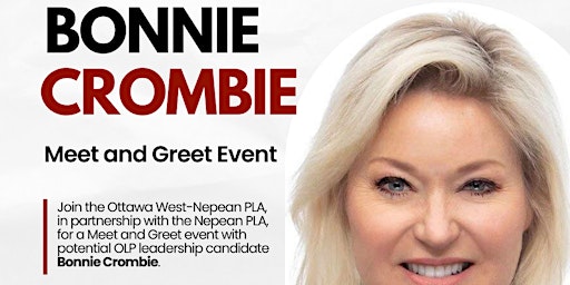 Meet and Greet with Bonnie Crombie primary image