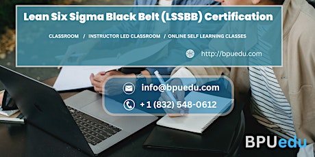 Lean Six Sigma Black Belt (LSSBB) Certification Training in Waterloo, ON