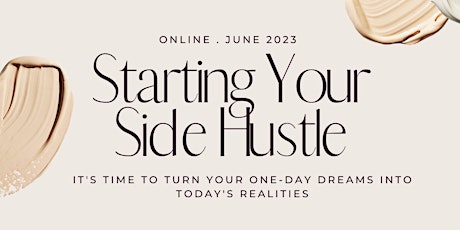 Starting your side hustle