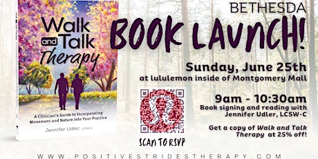 Walk and Talk Therapy Book Launch!