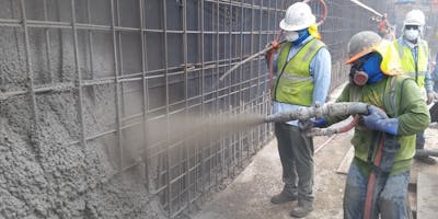 Wet Mix Shotcrete Nozzleman Vertical Certification