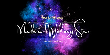 Make a Wishing Star - a macramé workshop primary image