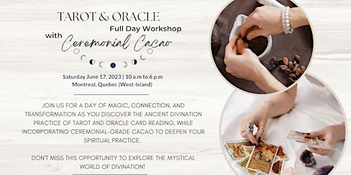 Unveil the Mysteries of Tarot w/Ceremonial Cacao! primary image