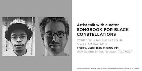 Songbook for Black Constellations: Artist Talk with the Curator
