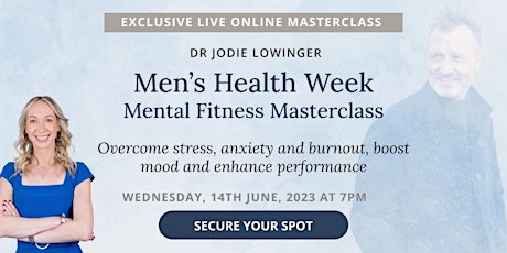 Men’s Health Week - Mental Fitness Masterclass