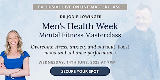 Men’s Health Week - Mental Fitness Masterclass  primärbild