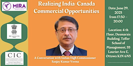 Realizing India-Canada Commercial Opportunities