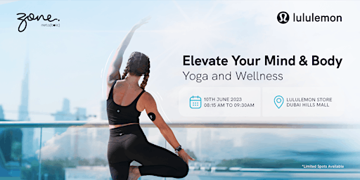 Elevate Your Mind & Body: Yoga and Wellness with Zone.Health and lululemon primary image