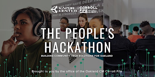 Hauptbild für The People's Hackathon: Building Community Tech Solutions for Oakland