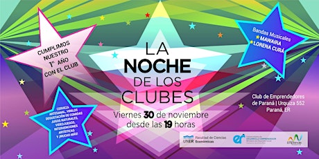 Imagen principal de Noche de los Clubes - Club de Emprendedores Paraná