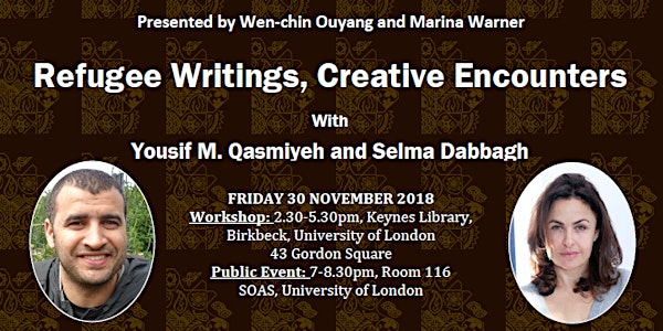 Refugee Writings, Creative Encounters