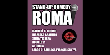 STAND-UP COMEDY ROMA (INGRESSO GRATUITO)