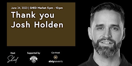 Thank you Josh Holden | Market & VIP