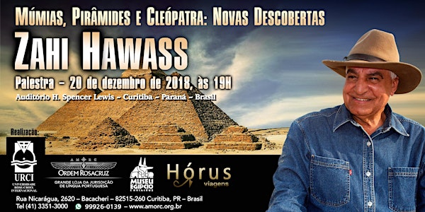 Palestra: Múmias, Pirâmides e Cleópatra: Novas Descobertas - Zahi Hawass