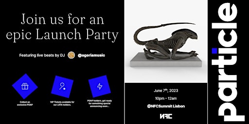 Particle Collection Launch Party feat. Agoria primary image