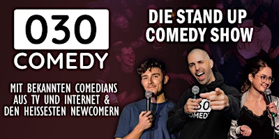 ★LIVE STAND UP COMEDY★im Comedy Club "Mad Monkey Room" | 18:00h| 030 COMEDY primary image