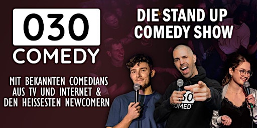 ★LIVE STAND UP COMEDY★im Comedy Club "Mad Monkey Room" | 18:00h| 030 COMEDY primary image