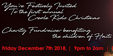 Creole Kids Christmas Charity Fundraiser Gala primary image
