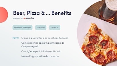 Beer, Pizza & Benefits by Coverflex