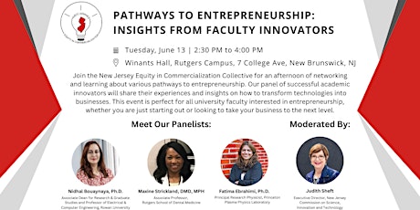 NJECC: Pathways to Entrepreneurship - Panel & Networking