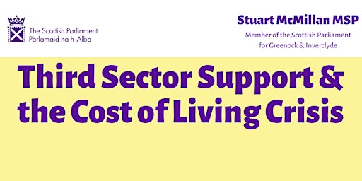 Third Sector Support & the Cost of Living: Afternoon Session primary image