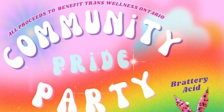 Community Pride Party - July 22nd