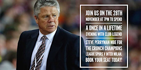 A Champions League night with Steve Perryman MBE primary image