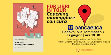 Coaching, maneggiare con cura - presentazione in Banca Etica a Padova