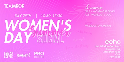 Echo x ROR Women's Day Summer Social primary image