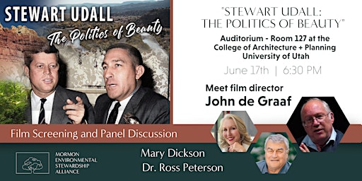 MESA Event : Film Screening of "Stewart Udall: The Politics of Beauty" primary image