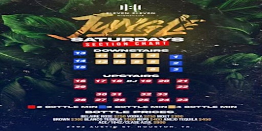 Jungle Saturdays at 11:11 Night Club primary image