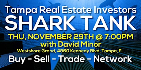 SHARK TANK for Tampa Real Estate Investors primary image