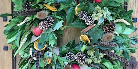 Luxury Christmas Wreath Workshop @ Lion & Lamb, Farnham. primary image