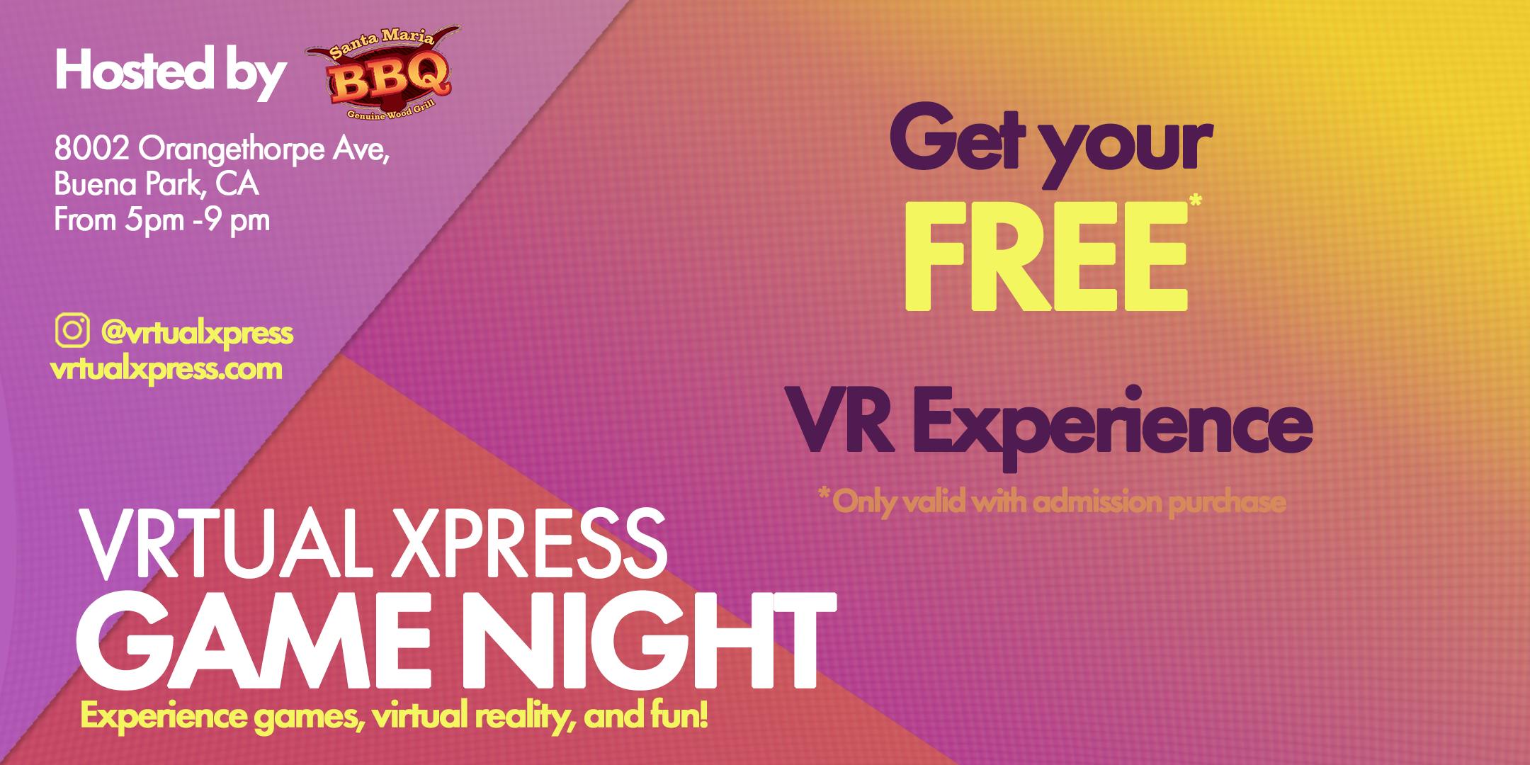 Vrtual Xpress Game Night 