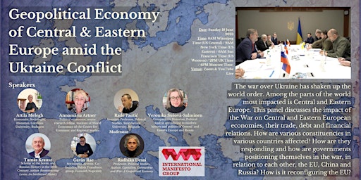 Hauptbild für Geopolitical Economy of Central & Eastern Europe amid the Ukraine Conflict