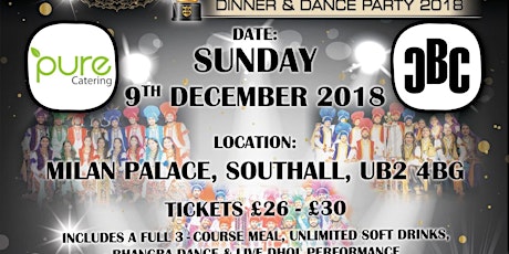 BHANGRA DINNER & DANCE PARTY - BDA 2018 primary image