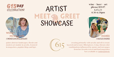 Artist Showcase - "Meet & Greet" the artists at our happy hour event
