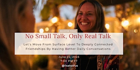 No Small Talk, Only Real Talk with Lisa of Firestart Connections