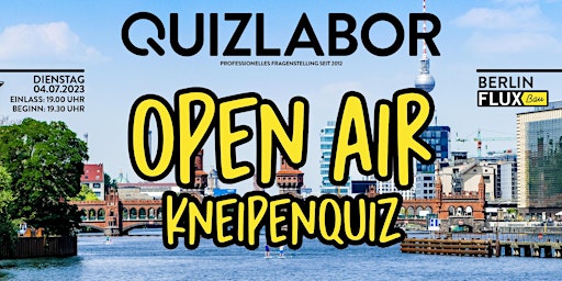 Hauptbild für Quizlabor #14 - Open Air Kneipenquiz