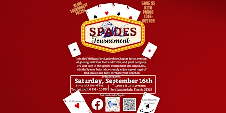 FMUNAA Fort Lauderdale Chapter Spades Tournament