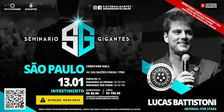 Imagem principal do evento Seminário Gigantes - São Paulo - Janeiro/2019 - Lucas Battistoni