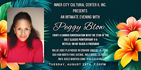 Image principale de An Intimate Evening with Peggy Blow | Actor | Director  | Legend