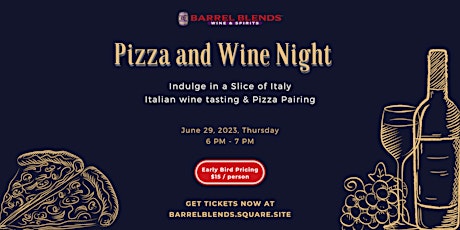 Imagen principal de Pizza & Italian Wine Night