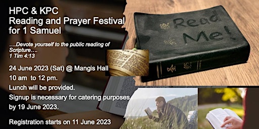 HPC & KPC Reading and Prayer Festival for 1 Samuel primary image