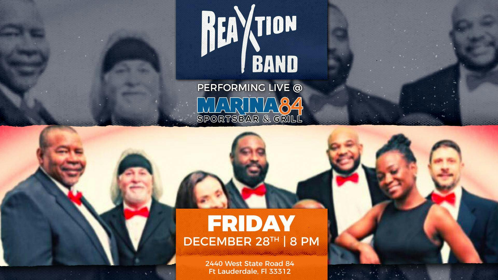 Good Fun Events In Deerfield Beach Today And Upcoming Reaxtion Band At Marina84