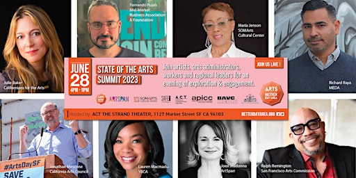 State of the Arts Summit 2023: Rebuilding Our Communities primary image