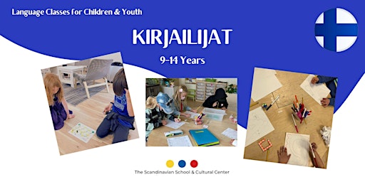 Kirjailijat - Finnish Language Program ages 9-14 Saturdays 2024-2025 primary image