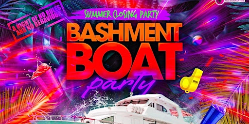 Bashment Boat Party - London Closing Summer Party primary image